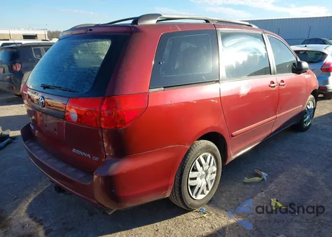 2007 Toyota Sienna Ce из США, поврежденный, VIN 5TDZK23C57S049818